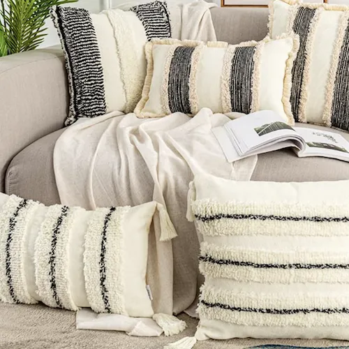 this boho tufted