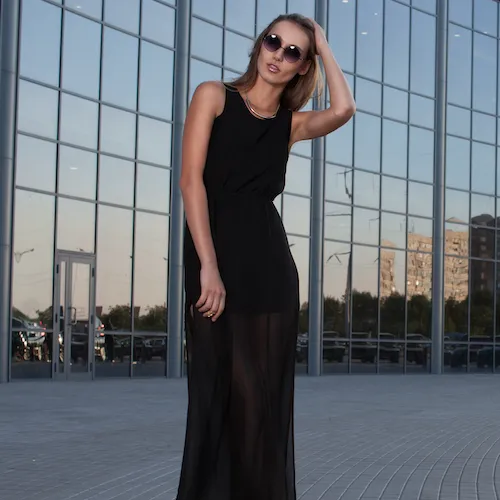 this flattering maxi