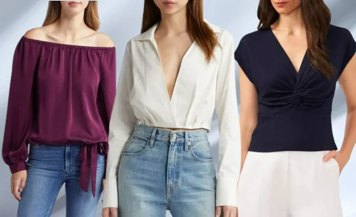 chic flattering tops
